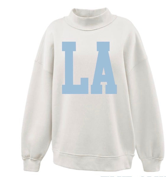 4th grade pennant mock neck sweatshirt