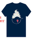 4th grade navy blue dri-fit t-shirt