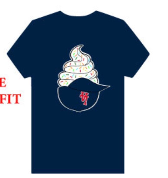 4th grade navy blue dri-fit t-shirt