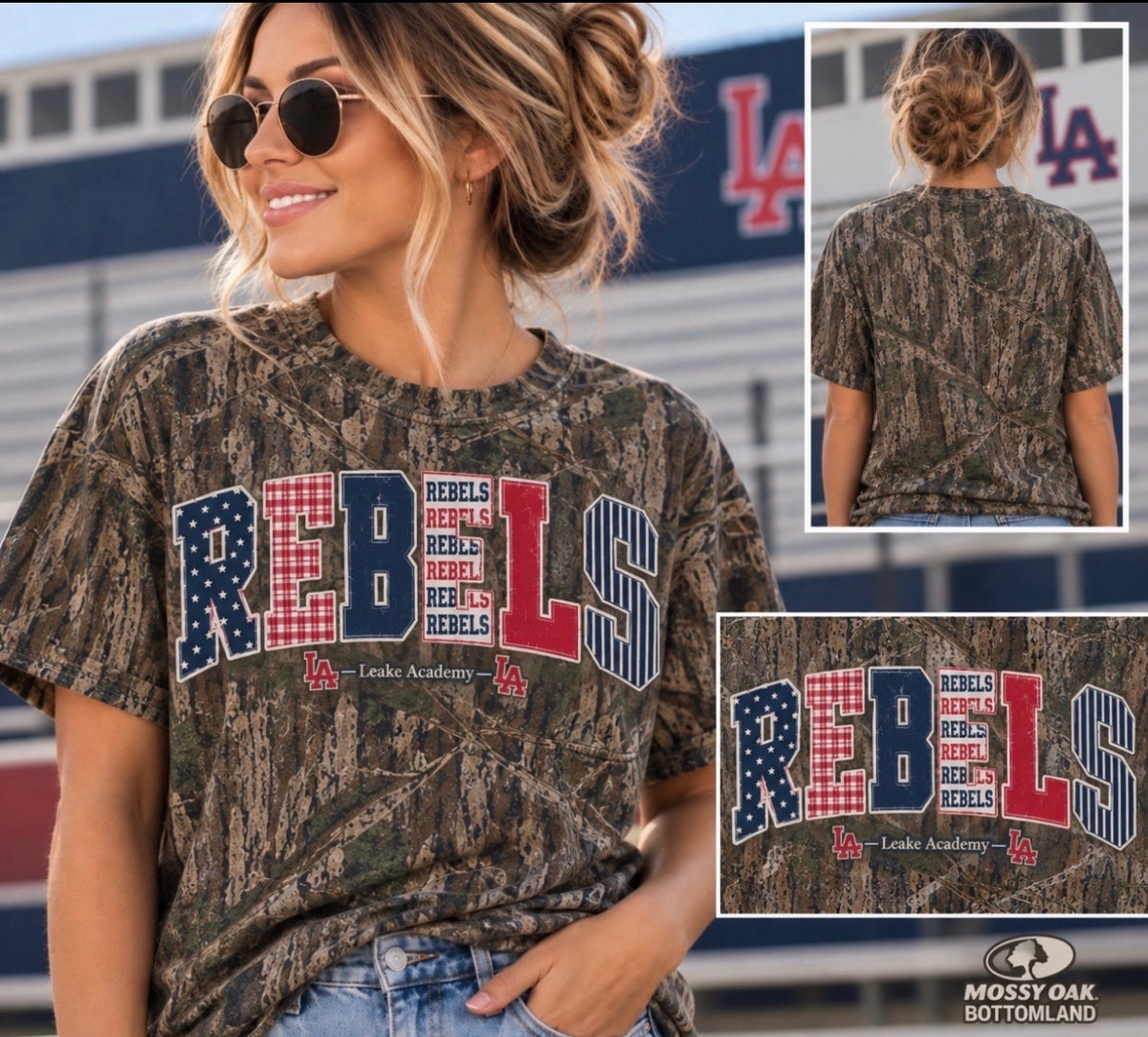 2nd grade “Mossy Oak Bottomland” t-shirt (adult sizes)