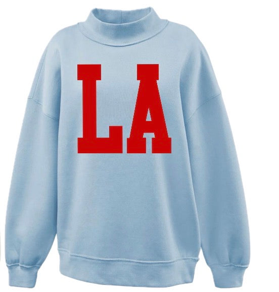 4th grade Pennant mock neck sweatshirt